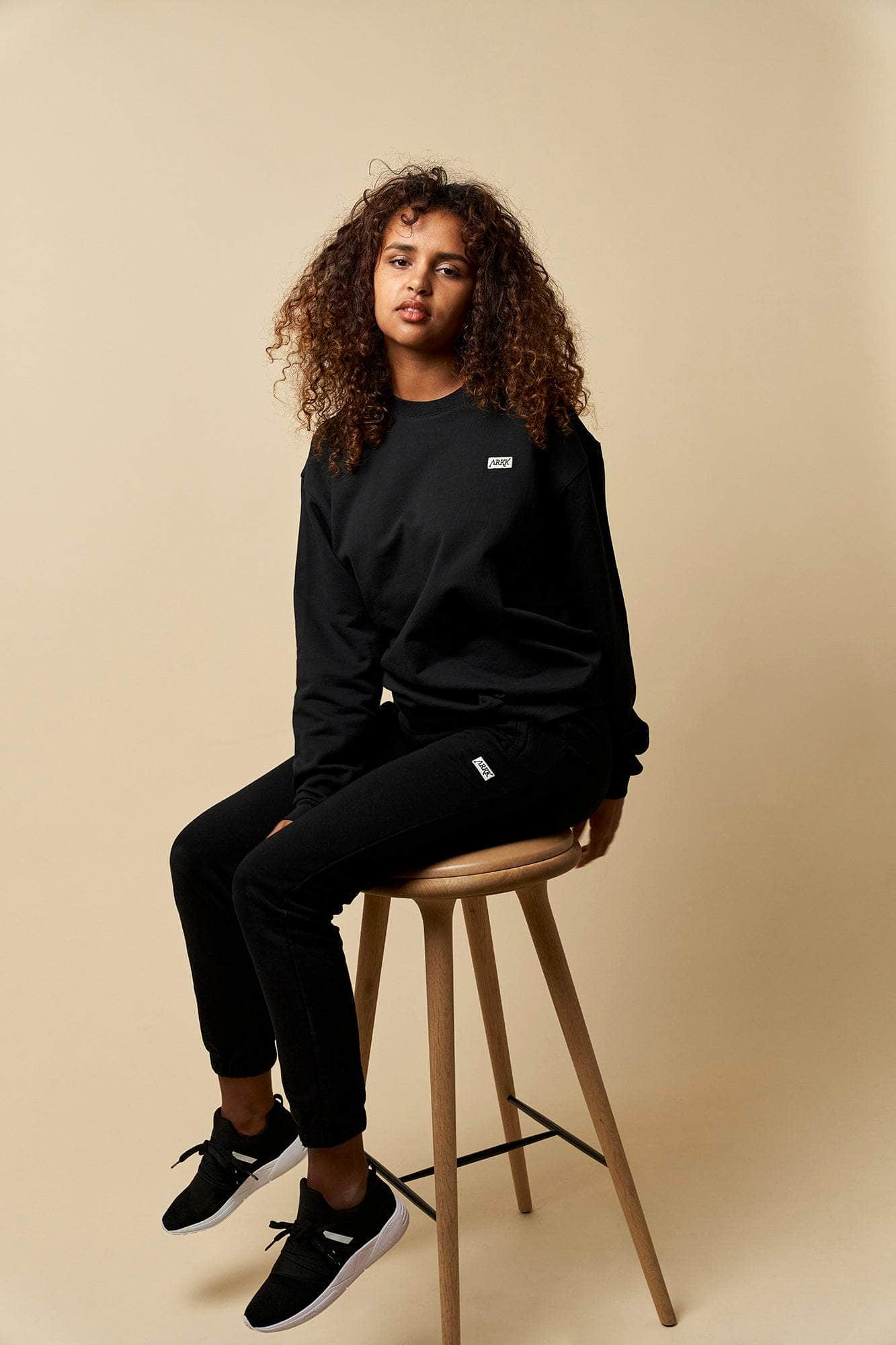 ARKK Apparel ARKK Box Logo Crewneck | Black Crewneck